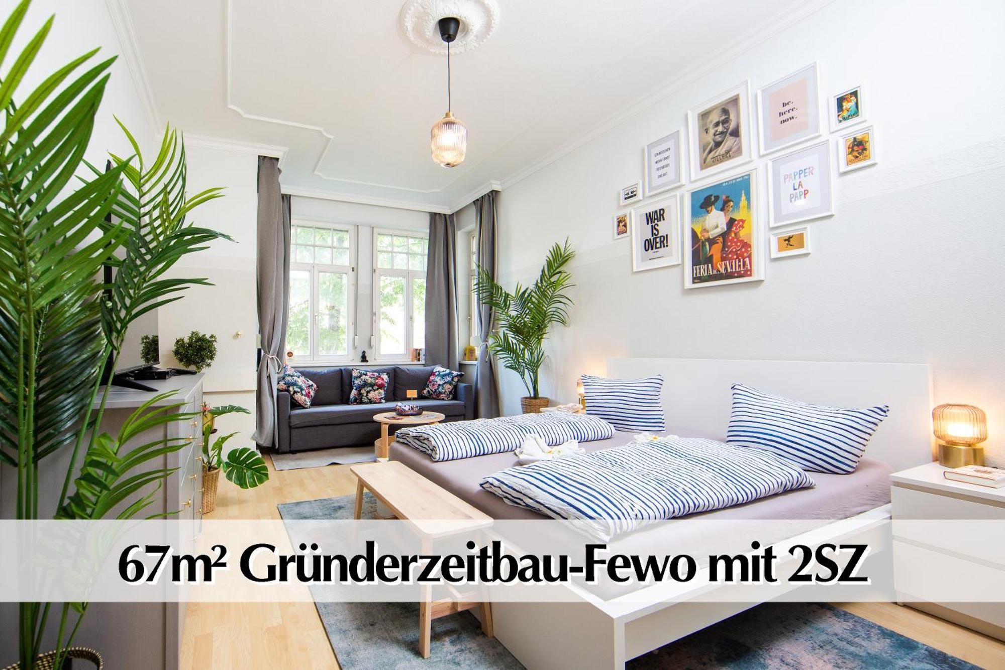 12 Fewos Im Jugendstilhaus Mit Aufzug, Kingsize Doppelbett, Smart-Tv, Etc 埃尔福特 客房 照片