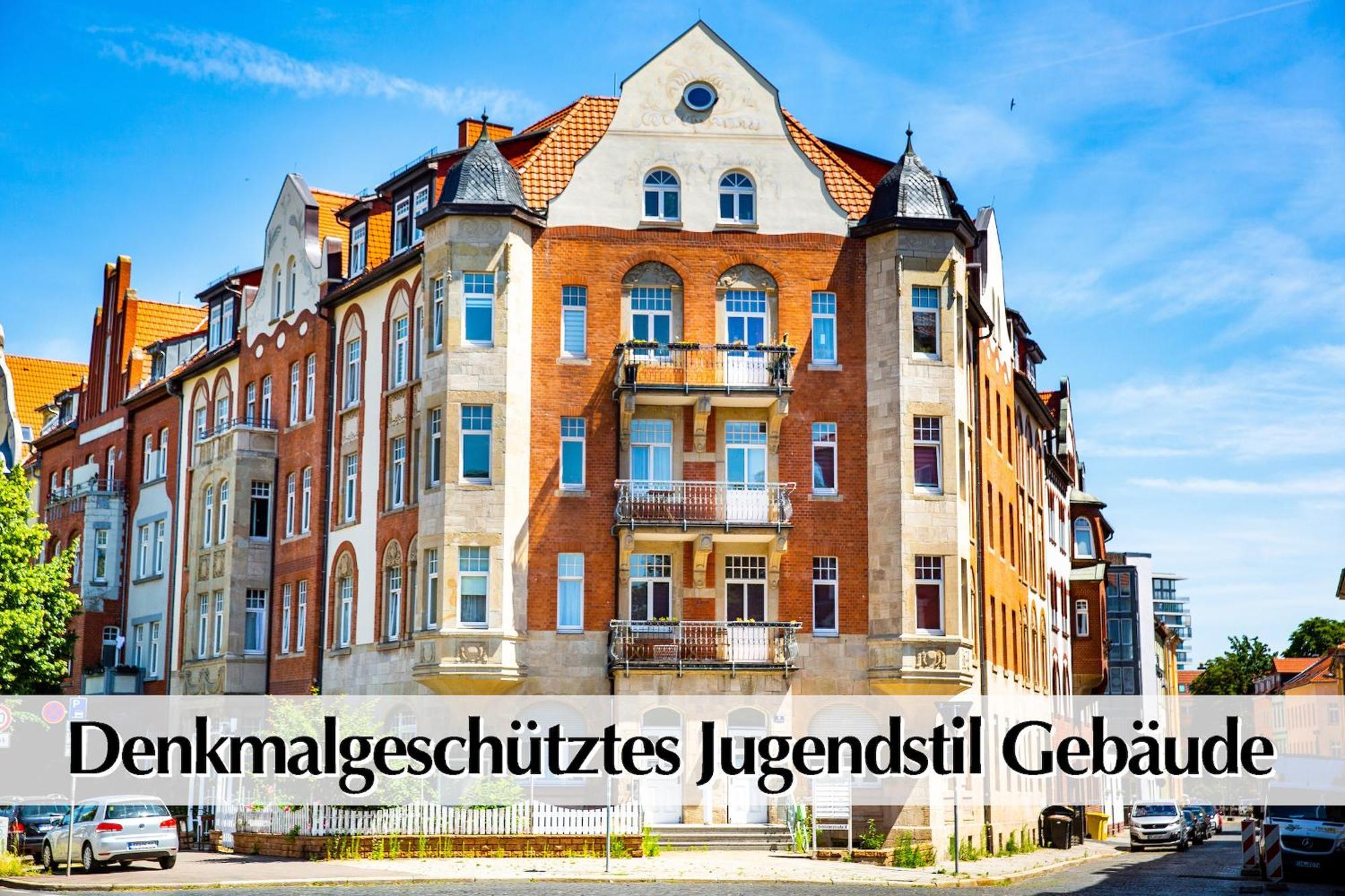 12 Fewos Im Jugendstilhaus Mit Aufzug, Terrasse, Kingsize-Bett, Smart-Tv, Etc 埃尔福特 外观 照片