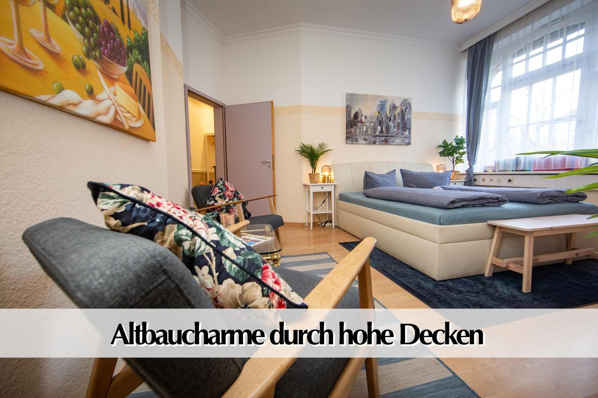 12 Fewos Im Jugendstilhaus Mit Aufzug, Terrasse, Kingsize-Bett, Smart-Tv, Etc 埃尔福特 外观 照片