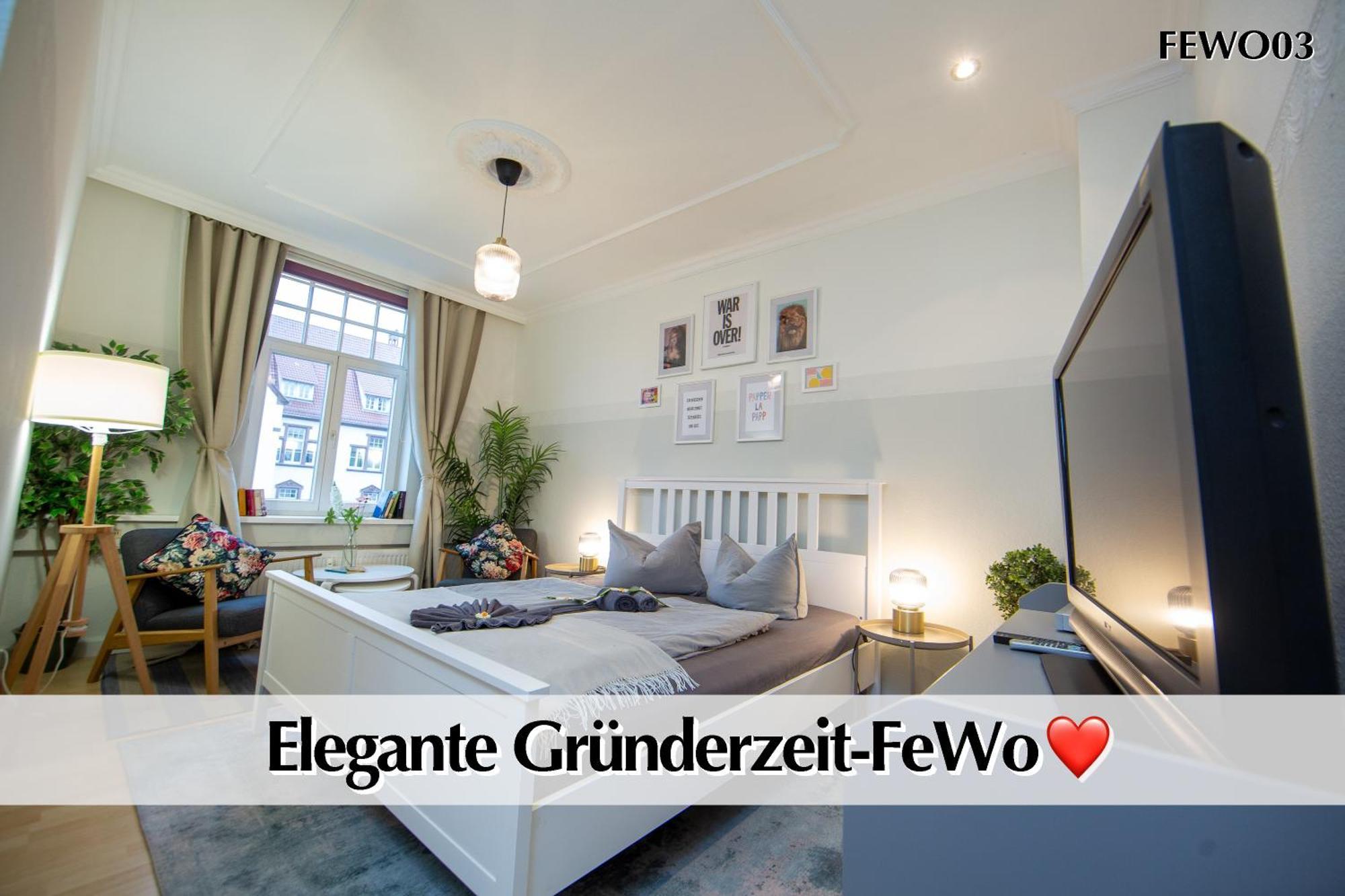 12 Fewos Im Jugendstilhaus Mit Aufzug, Terrasse, Kingsize-Bett, Smart-Tv, Etc 埃尔福特 外观 照片