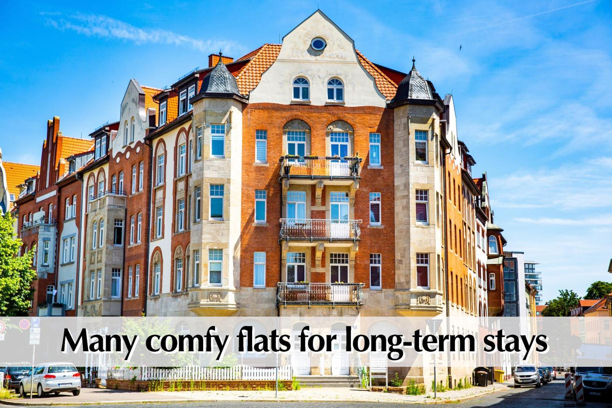 12 Fewos Im Jugendstilhaus Mit Aufzug, Terrasse, Kingsize-Bett, Smart-Tv, Etc 埃尔福特 客房 照片