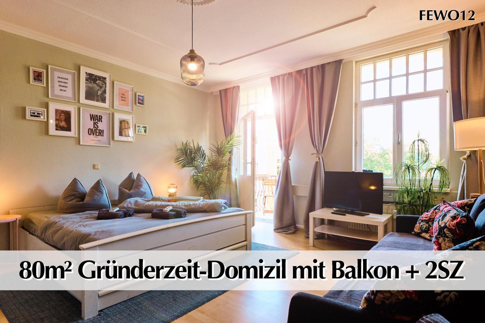 12 Fewos Im Jugendstilhaus Mit Aufzug, Terrasse, Kingsize-Bett, Smart-Tv, Etc 埃尔福特 外观 照片